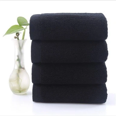 Black Salon Towels Bleach Proof