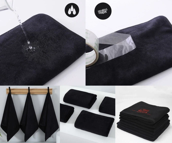 Black Towel For Salon Black Towel For Salon