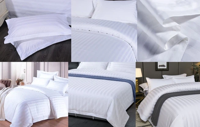 Satin stripe bedding set Satin stripe bedding set